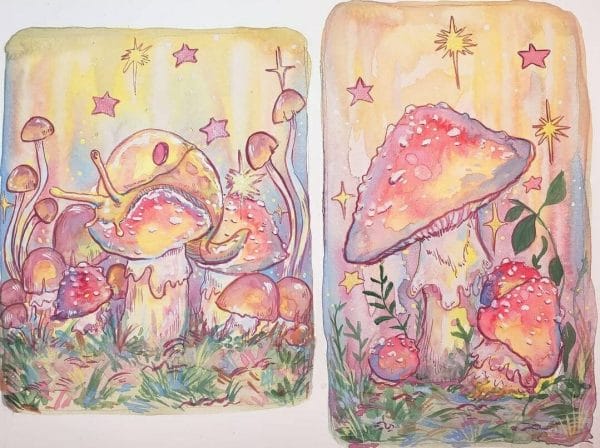 Mushroom Wonderland Print